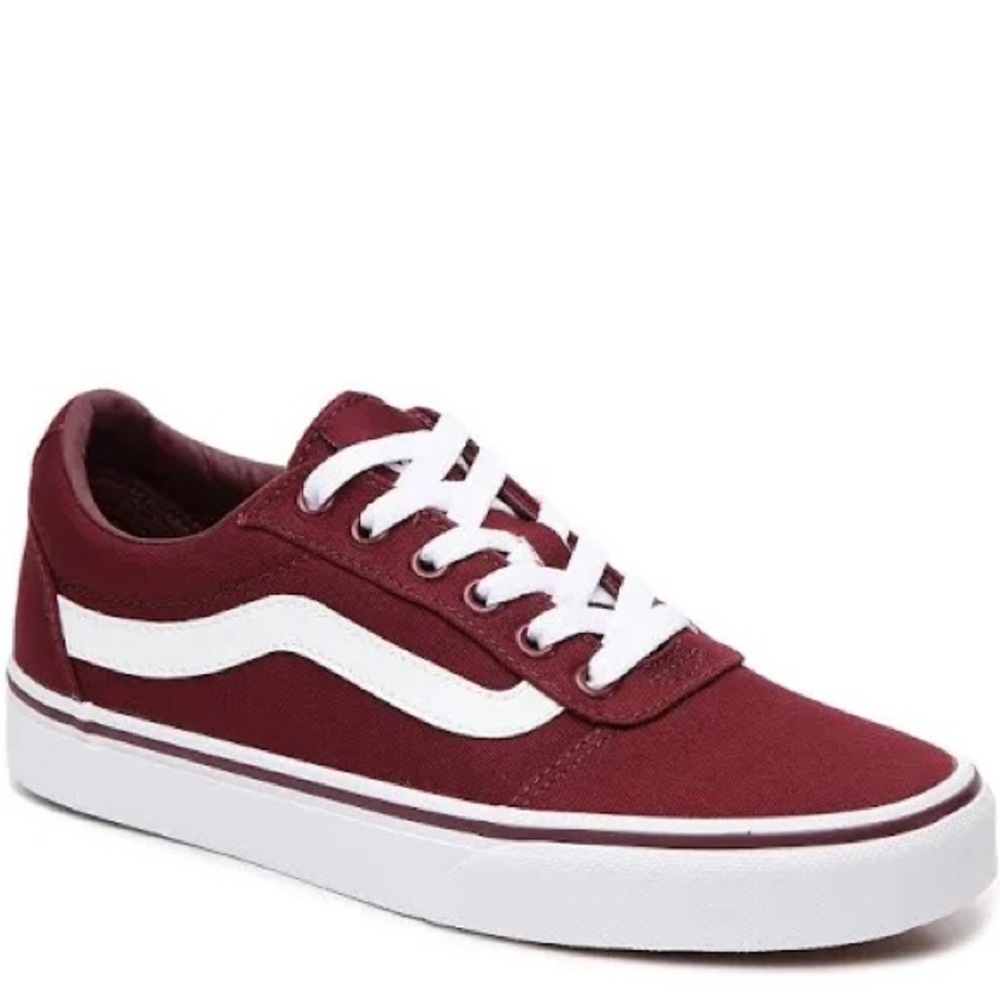 Burgundy Vans
